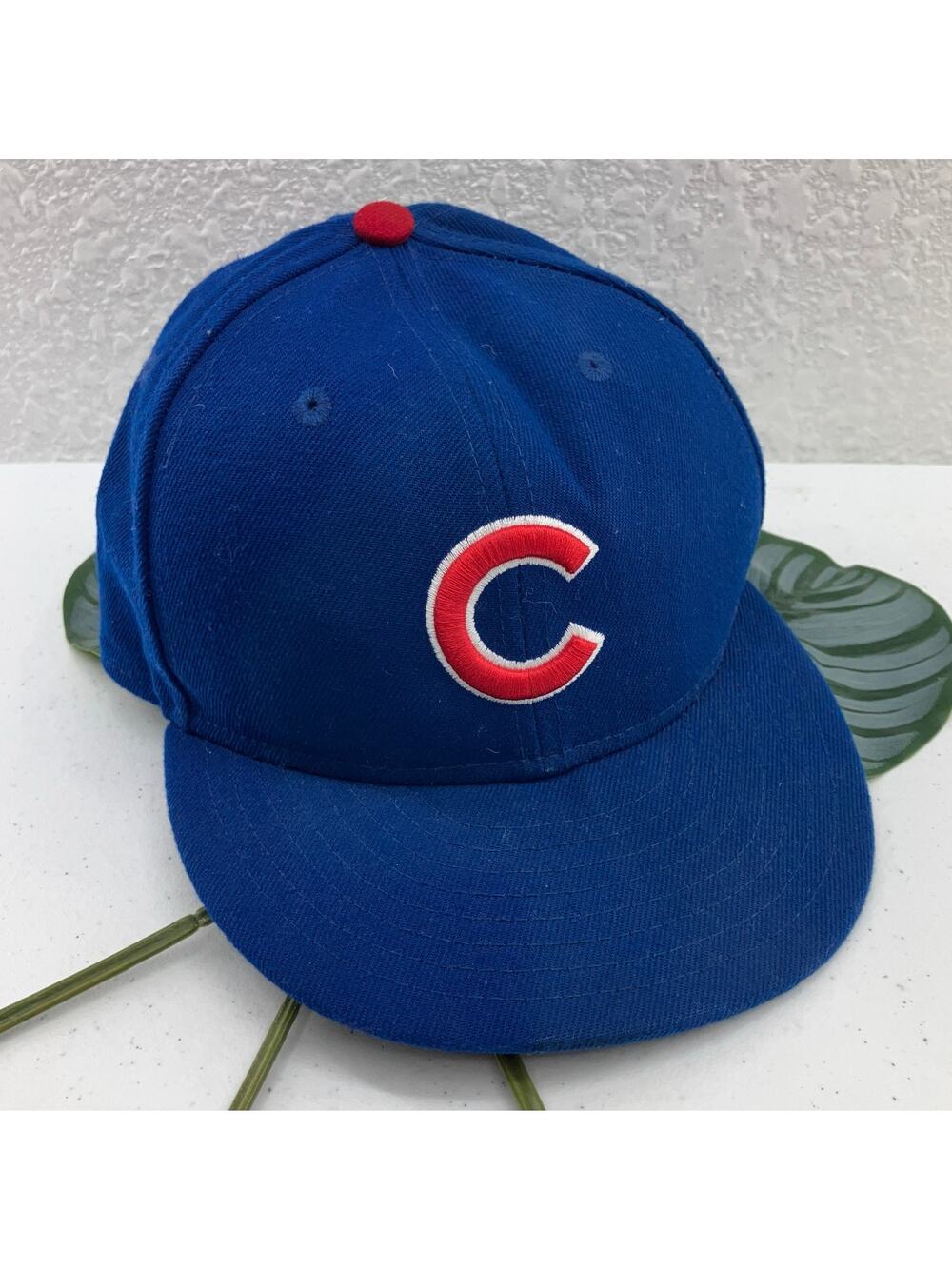 New Era 59fifty Blue Chicago Cubs Baseball MLB Embroidered On-Field Fitted Hat
